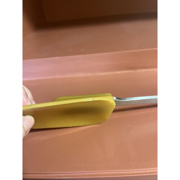 Inox Endelstahl Rostfrei Stainless Steel Rubber Scraper Spatula 10” Gold Heavy - Picture 5 of 5